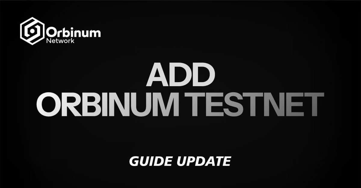 cryptobullart's tweet photo. Orbinum Testnet is Live ($ORB airdrop confirmed)

@orbinumnetwork testnet has launched, which means we can now not only complete tasks in the Orbinum Hub, but also interact with the testnet at the earliest stage.

Reminder: 5% of the total $ORB token supply has been allocated for the airdrop.

• Add the Orbinum Testnet to your wallet via Chainlist: https://t.co/Ofo0rmLLXK
• Get test tokens from the faucet: https://t.co/uzxDeBCD4C
• Send a small amount of tokens to any other wallets.
• Deploy a contract on the Remix platform: https://t.co/3fd6nn4ly8
• Follow the project’s social media and wait for the first dApps to appear.

Continue farming points in Orbinum Hub:
• If you haven’t participated in this testnet yet, go to Orbinum Hub: https://t.co/UT9ZPB0lxj
• Complete tasks, answer quiz questions, and more.

Detailed guide to Orbinum Hub here: https://t.co/BmqrNkrx7o

🕒 Deadline: TBA
💰 Reward: $ORB (confirmed)
💳 Cost: $0