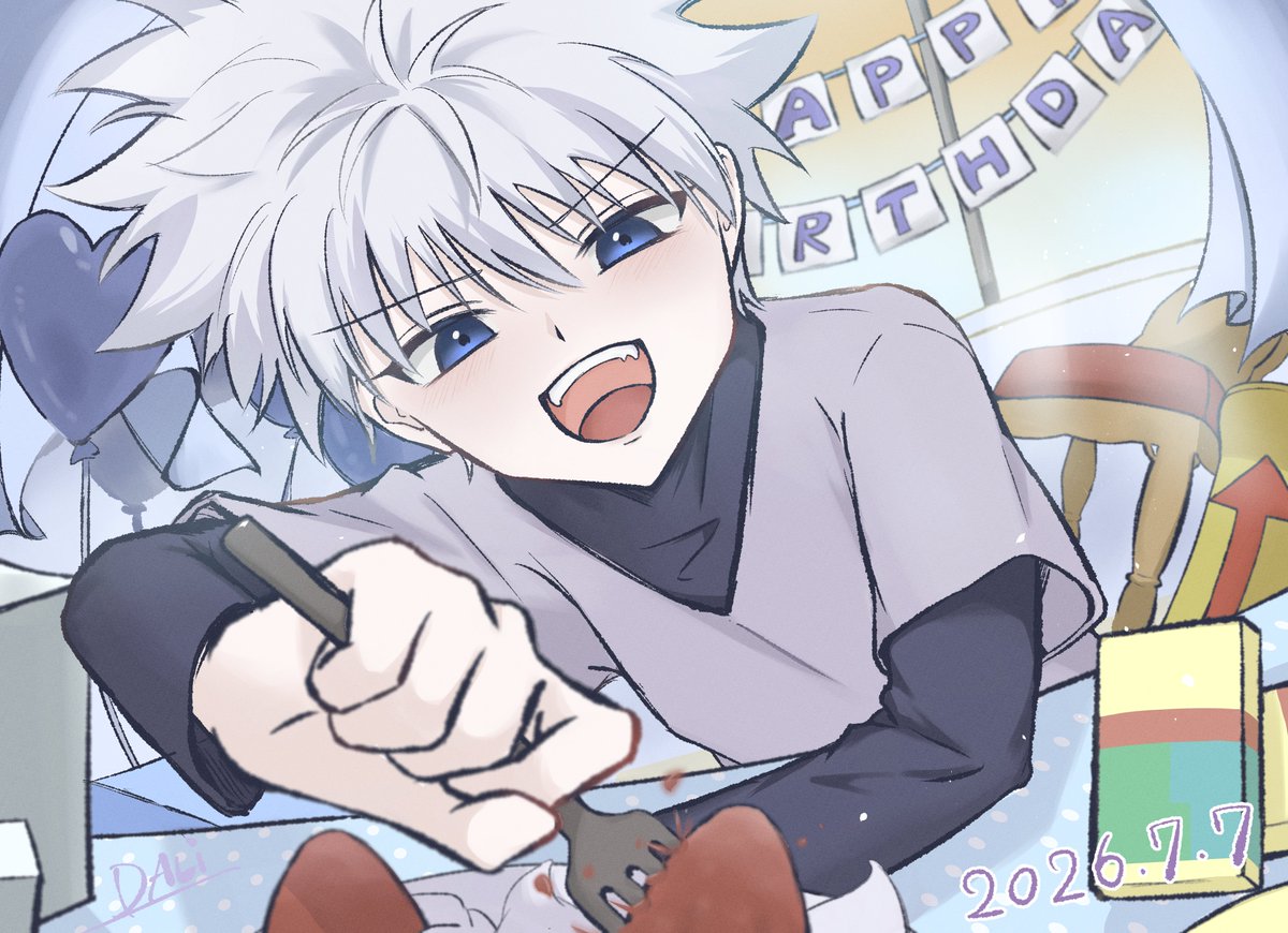 dali_hh_'s tweet photo. お誕生日おめでとう！
#キルア生誕祭2026
#キルア誕生祭2026 https://t.co/NGab8b6bt6
