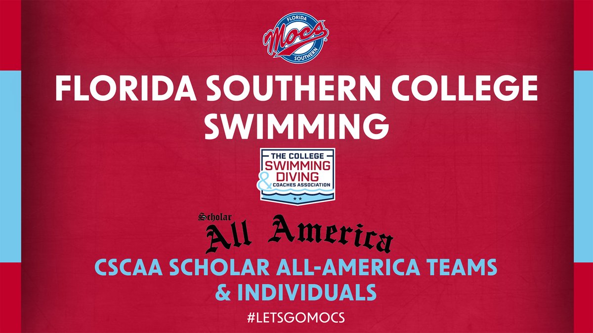 FSC_Mocs's tweet photo. Congratulations to our @FSC_Swimming teams on earning CSCAA Individual and Team Scholar All-America honors! #LetsGoMocs

📰: https://t.co/Fd6xFwe15J https://t.co/2umwSzcWTj