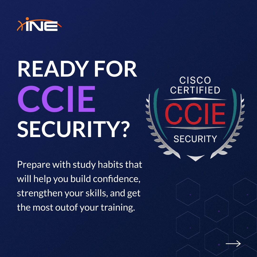 SecurityTube's tweet photo. Success on the #CCIE Security exam comes from hands-on practice, not memorization. 

Build confidence with expert-led training, structured learning paths, and real-world labs in INE Premium. 

Start your journey: 👉 https://t.co/A9Y4Vmo5A9 https://t.co/PnFU4ZUuX3