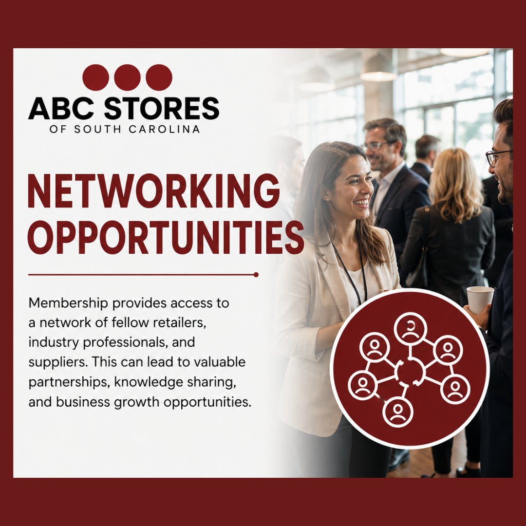 abcstoresofsc's tweet photo. Success is stronger when connected. Join ABC Stores of South Carolina for partnerships, knowledge, and growth. Learn more: https://t.co/1sc82NjTP3 #NetworkingOpportunities #ABCStoresSC #SupportLocally #RetailSuccess #BusinessGrowth #SouthCarolinaRetailers https://t.co/hyozTpwgSM