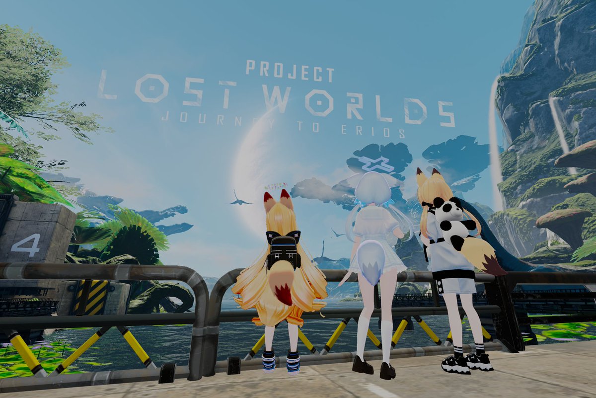 KT205_'s tweet photo. 今夜は
Project Lost Worldsに連れて行ってもらいました！

実際に旅しているような感覚で
とても濃厚な体験でした✨✨
全VRChatterにおすすめです！！

#JourneytoErios　#KT的視点 https://t.co/EE6EF965Xh