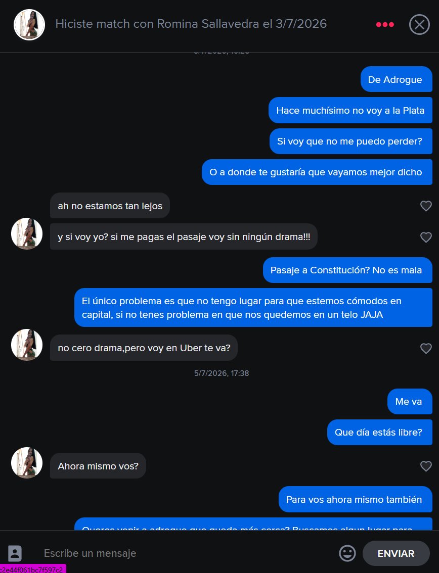 CasiCoreana's tweet photo. estafadora kuka ABRO HILO:

Esto es de un match de tinder de mi mejor amigo que detecto raudamente que se trataba de una estafiña y decidi tomar riendas en el asunto y boludearla un poquito mientras Haaland goleaba a Brasil:

Todo comenzo cuando mi mejor amigo matchea con esta criaturita del señor, palabras van palabras vienen hablan de juntarse y la señora en cuestion le pide que porque EL TRAYECTO ES MUY LARGO (?? el uber tiene que pagarlo si o si con tarjeta por ende quiere una transferencia