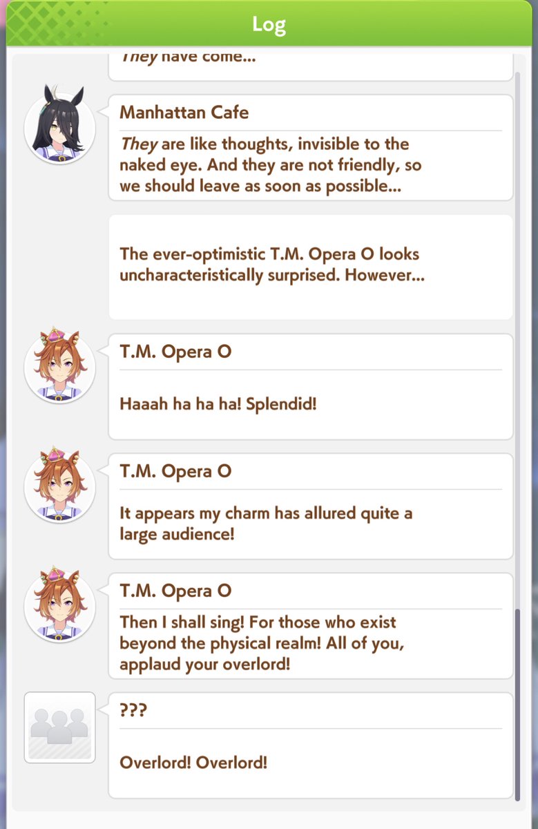 dungeonBGM's tweet photo. didn’t realize people were unfamiliar with this event. Opera o can speak to and charm evil spirits. for some reason. https://t.co/p6zmGcBDdU