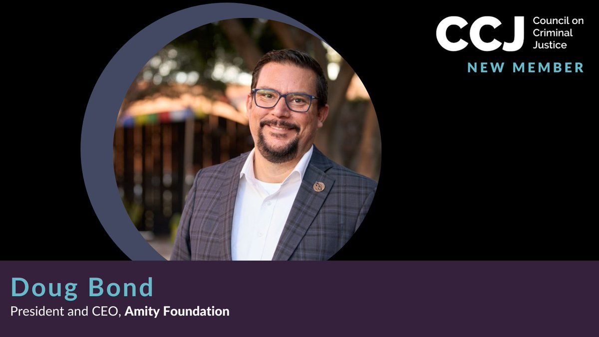 CouncilonCJ's tweet photo. CCJ congratulates Doug Bond, president and CEO of the @AmityFoundation, on his election as a new member. https://t.co/GIo2wAZdNl