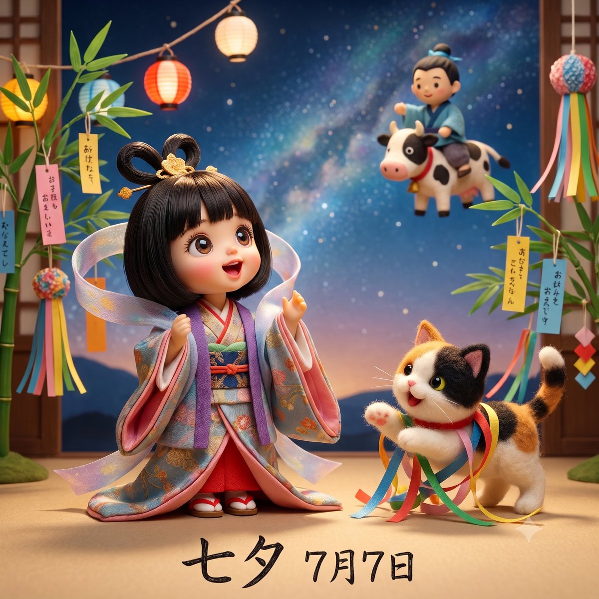 おはようございます。 今日7月7日は「七夕」ですね。 ということで