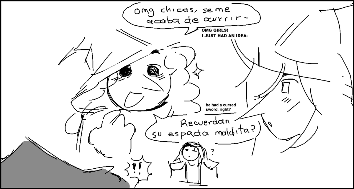HYPERSELFMAN14C's tweet photo. girlie shares her new oc lore with her friends https://t.co/bNP0T4pC5g