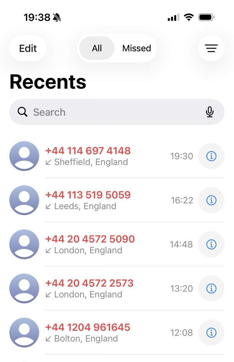 GyLtd's tweet photo. @Ofcom for goodness sake get to grips with diesel emissions cold calls. This is just today’s instalment. Can’t block them as they are all different numbers https://t.co/Bpe1sCJ11V