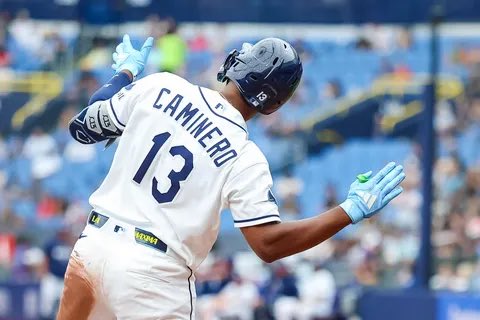 SleeperMLB's tweet photo. TRUE OR FALSE - Junior Caminero is already a Top 3 hitter in baseball. https://t.co/nPJoQTTY7P