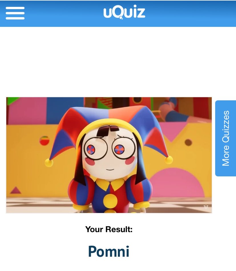 MatthewChavalia's tweet photo. I got Pomni. Pomni became my favorite character when I was watching TADC last year. I loved that her character grew later on in the series. She went from being terrified to now being brave and having confidence. I’m gonna miss this series. I enjoyed it from beginning to end. https://t.co/CbdwnBNjlE