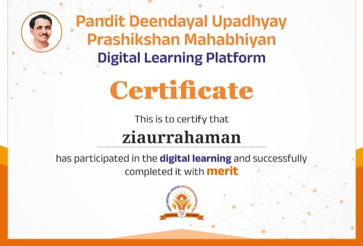 ZIYA143143's tweet photo. आज पंडित दीनदयाल उपाध्याय प्रशिक्षण महाअभियान 2026 में डिजिटल लर्निंग प्लेटफॉर्म पर पार्टिसिपेट किया।
@NitinNabin 
@BJP4India 
@BJP4UP 
@PMOIndia 
@narendramodi 
@myogiadityanath 
@basitalibjp https://t.co/bw5Z1Bqz8R
