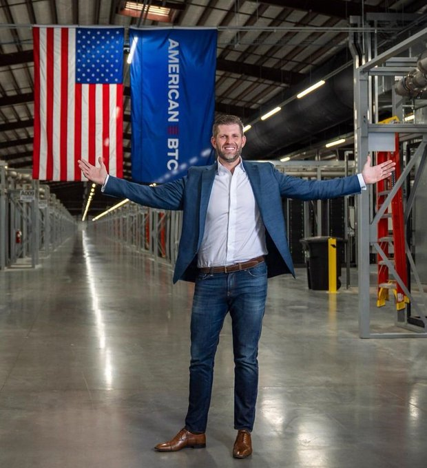 conorfkenny's tweet photo. BREAKING: 🇺🇸 Trump family-backed American Bitcoin buys 500 $BTC worth over $30 million, bringing total holdings to more than 8,000 $BTC.