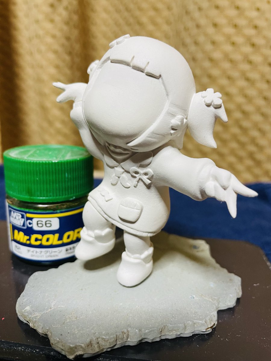 自作フィギュア 自作フィギュア ＃ねぽらぼ ねぽらぼのね 完成！