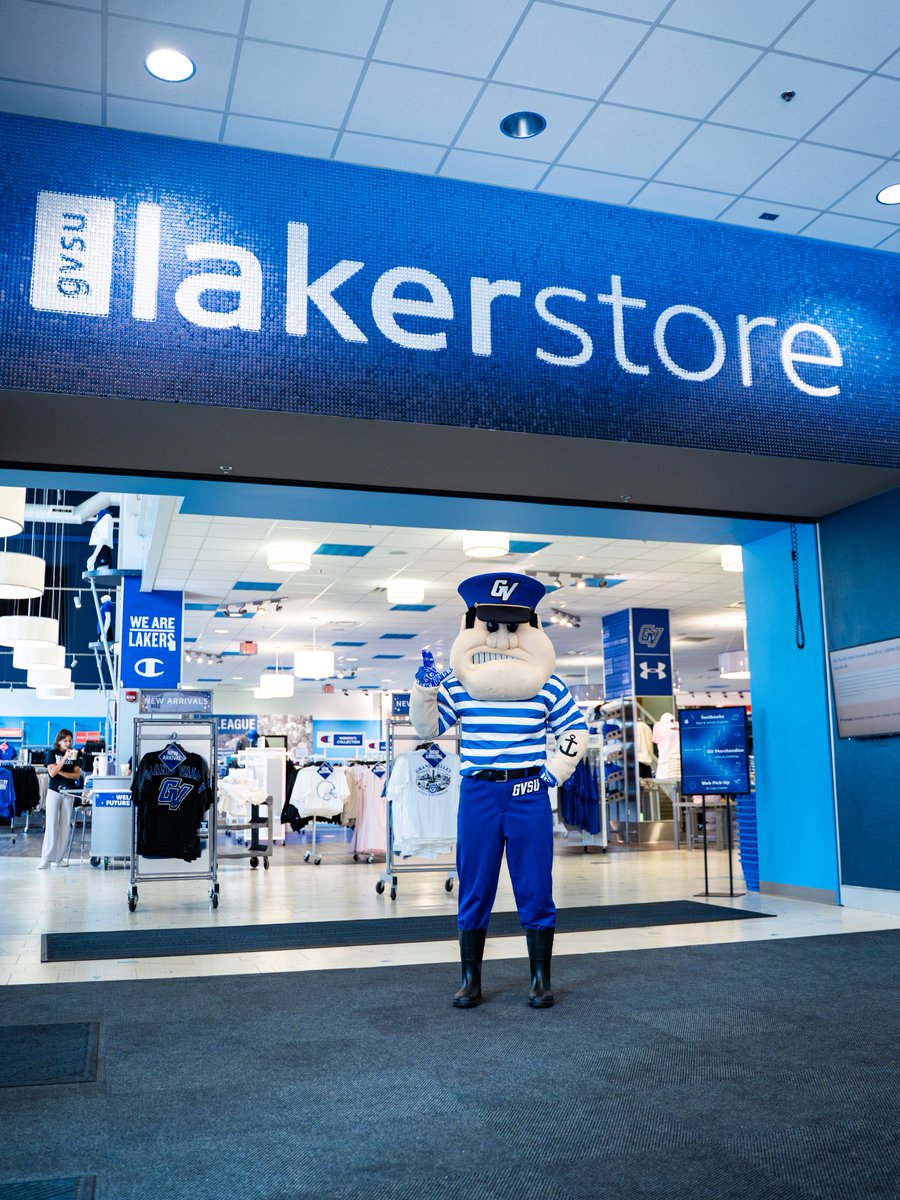 gvsulakers's tweet photo. BIG NEWS 🚨 The Laker Store is now the Official Apparel Partner of GVSU Athletics!

From game day essentials to your favorite apparel, there's now one destination for Laker Nation. Stop by the Laker Store or shop online and gear up for the season!

🛒 https://t.co/rl5d3xkwOH 

#AnchorUp | #ForTheValley