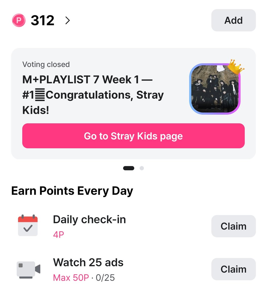 SKZCrave's tweet photo. LAST 24 HOURS OF VOTING 🚨

Vote on mcountdown for the LAST TIME 🙏🏻

🗳️ 5 votes per device per day!

🔹️watch ALL 25 ads

🔹️ use multiple devices!

🔹️GAP TO 1ST: 5.9% ⚠️ https://t.co/OEHP9ZXDom