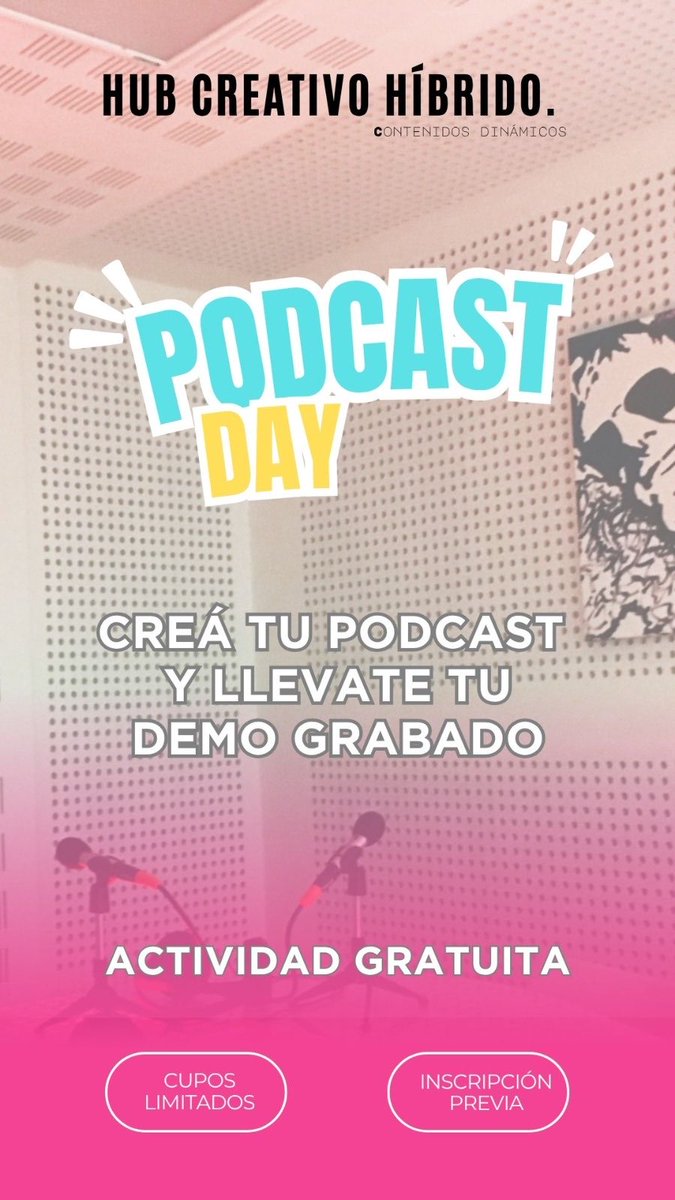 YesicaBernardou's tweet photo. Para quienes siempre nos consultan! Hay nueva edición de  #PodcastDay sin cargo en @RadioTrendTopic pocos lugares! Reserva el tuyo 💪https://t.co/eI9lW7HOoU https://t.co/oUNv3Q4ZEA
