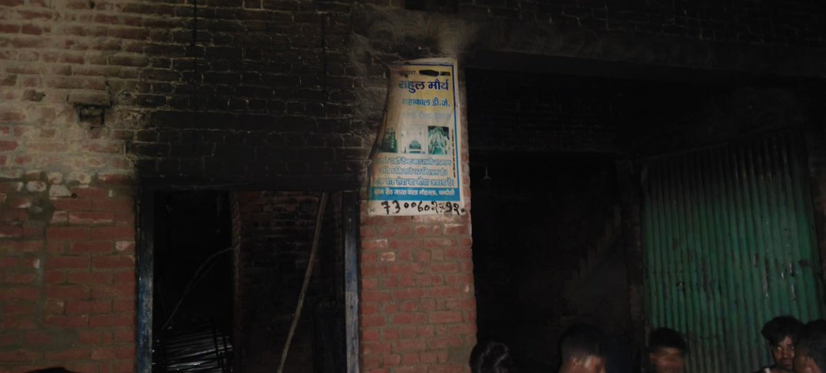 sambhalfire's tweet photo. आज दिनांक 06.07.2026 को समय 01:54 बजे fs चंदौसी  जनपद संभल को थाना कुढ़ फतेहगढ़ क्षेत्रांतर्गत ग्राम रीठ  में टेंट हाउस में आग लगने की सूचना प्राप्त हुई जिस पर 02 अग्निशमन यूनिट  द्वारा कार्य कर आग को पूर्णतः बुझाया गया, उक्त अग्नि कांड में एक पशु की मृत्यु हुई है। https://t.co/hShAGXgmpx