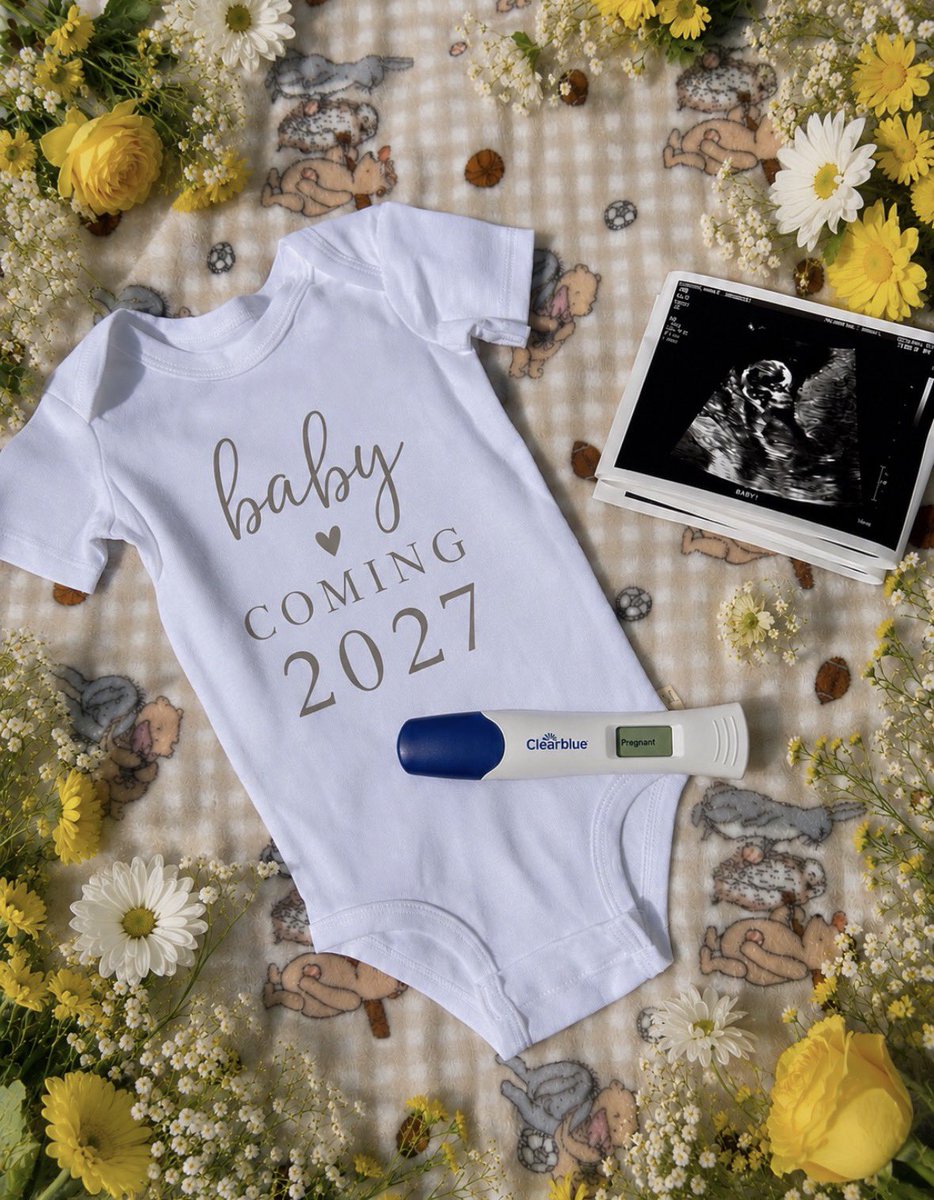 AlexMacielMusic's tweet photo. For so long, we imagined this moment. Now it’s finally ours. A little piece of everything we've hoped for, arriving in January 2027. 🤍 https://t.co/MFID4CMAce