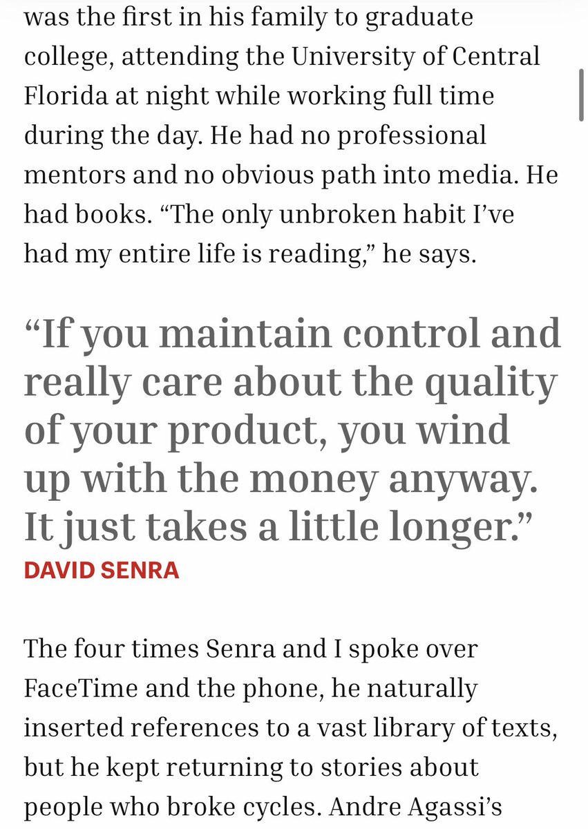 David Senra tweet media