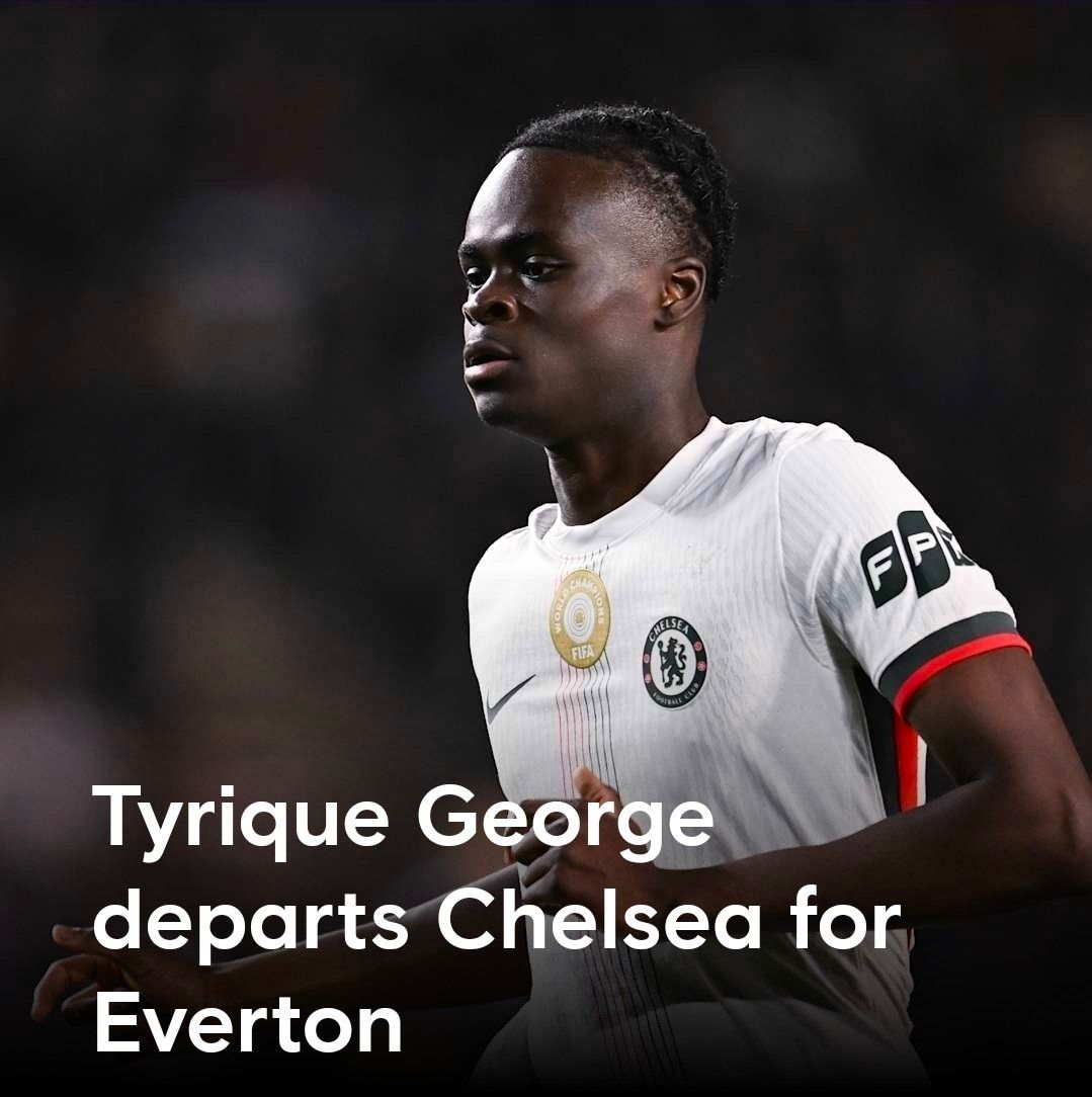 IbrahimSahko's tweet photo. 🚨STATEMENT:

Tyrique George has completed a permanent transfer to Premier League club Everton.

We thank Ty for his efforts throughout his time at Chelsea and wish him every success as he begins a new chapter in his career.

@ChelseaFC https://t.co/IqkoQC3dXo