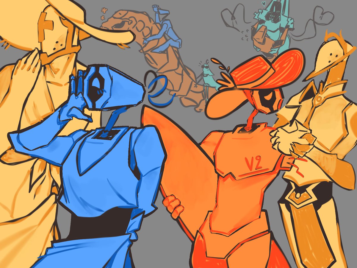 _CelsiusDegrees's tweet photo. Beach trip, two pairs of friends, two pairs of lovers and one big boy
#ultrakill #gabrial #mirage #v2 #power (kinda)#v1 x #ferryman #mindcleaner #mindflayer x #streetcleaner and #leviathan https://t.co/cEZoc5Bby1