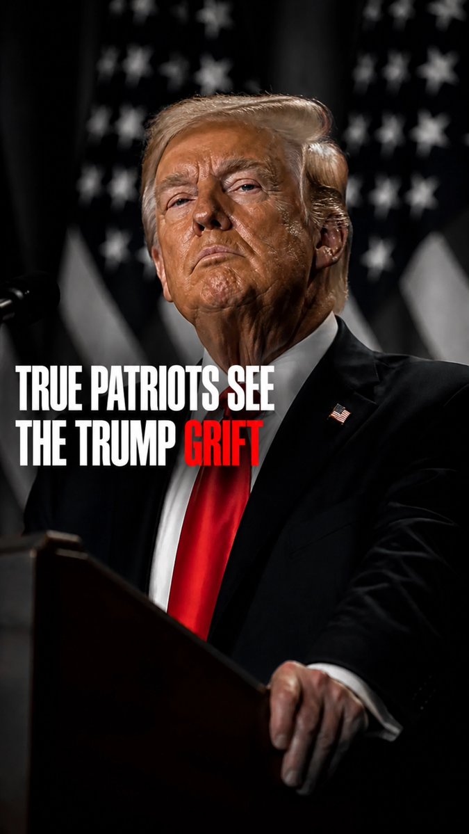 catsagainstgop's tweet photo. FROM OUR MESSAGES: TRUE PATRIOTS SEE THE TRUMP GRIFT.
Protect your country from a man who treats the Constitution like a suggestion. Real patriots don't follow a leader who only cares about himself. #TrumpScam #Patriotism #RealTDS #TrumpCorruption https://t.co/7jnSFqstt0
