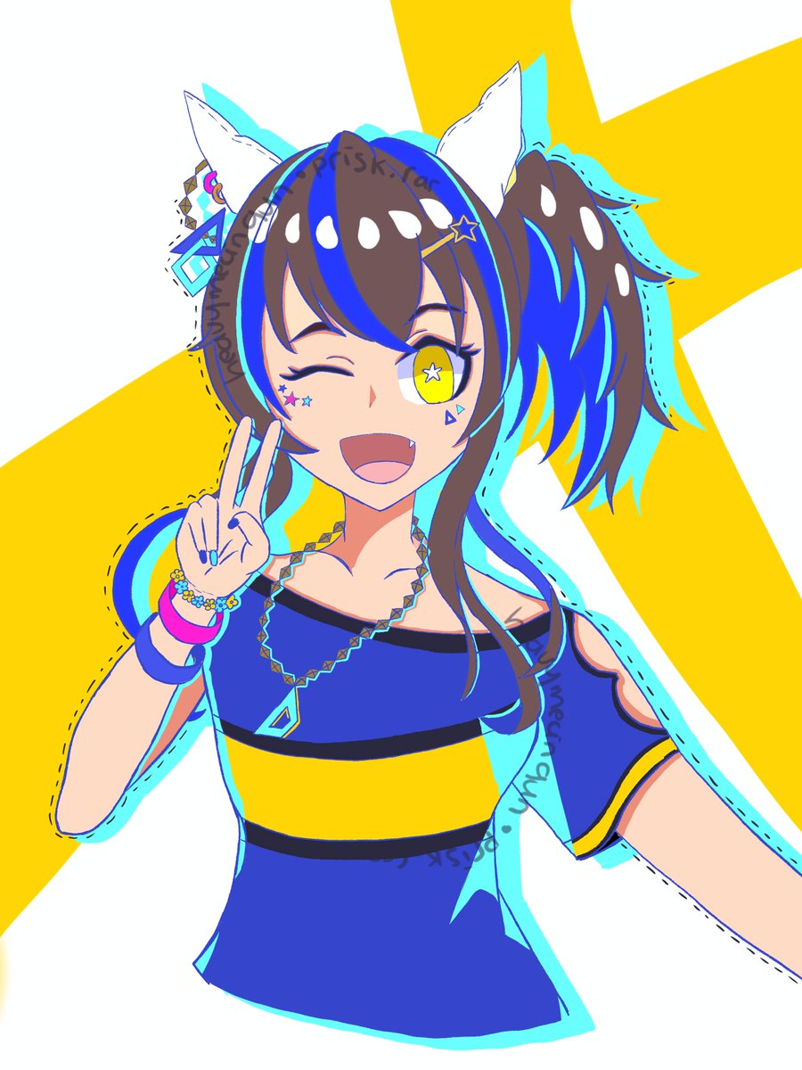 heavymecingun's tweet photo. It's done!!... 90% gotta reveal soon, the background is not finished but i cant help to upload it i love my daughter sm❤️

#umamusume https://t.co/Oih1LAxJp1