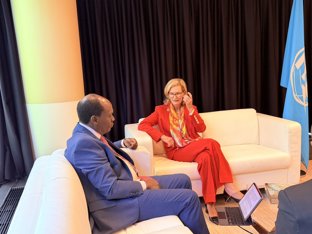 honkabogo's tweet photo. A valuable meeting today with ITU Secretary-General Doreen Bogdan-Martin, reaffirming Kenya's strong partnership with the International Telecommunication Union. 🇰🇪🤝
We discussed the priorities shaping Kenya's digital future protecting our children online, building AI skills for our young people, and organising quality data so AI works fairly for Africa.
Safeguarding children online starts in our homes, schools, and communities. Kenya stands ready to support and scale these initiatives together with ITU.
#DigitalKenya #AIforGood #ITU