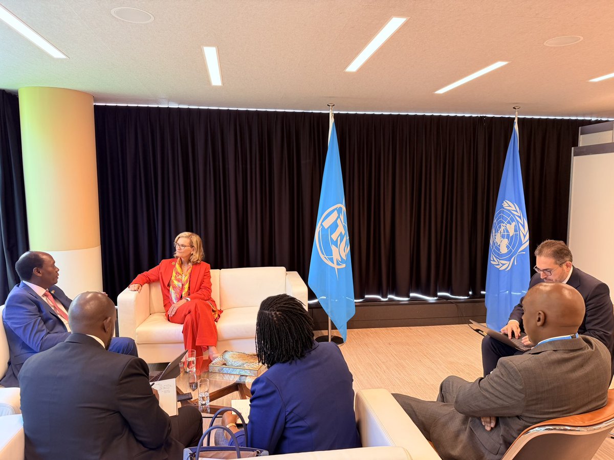 honkabogo's tweet photo. A valuable meeting today with ITU Secretary-General Doreen Bogdan-Martin, reaffirming Kenya's strong partnership with the International Telecommunication Union. 🇰🇪🤝
We discussed the priorities shaping Kenya's digital future protecting our children online, building AI skills for our young people, and organising quality data so AI works fairly for Africa.
Safeguarding children online starts in our homes, schools, and communities. Kenya stands ready to support and scale these initiatives together with ITU.
#DigitalKenya #AIforGood #ITU