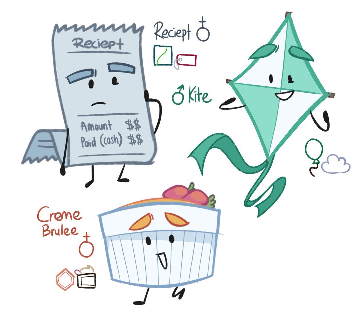 vivkinz's tweet photo. Last fankid designs I’m doing because it takes up too much of my brainpower 😔😔
#booktag #cloudloony #losercake https://t.co/155iPBHI9L