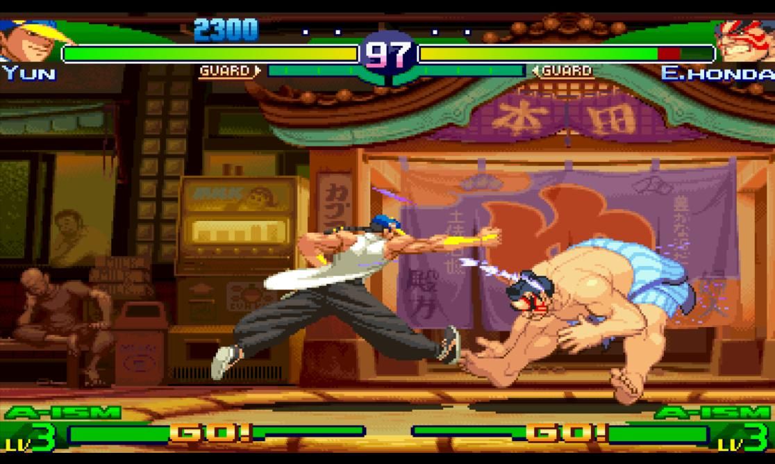 Werdito's tweet photo. Today's article: Street Fighter 3 Alpha with maximum roster https://t.co/yLajGk3rKH https://t.co/FJ5ckxJ3Sa
