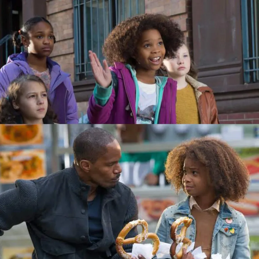 BlackFilmAlerts's tweet photo. ‘Annie’ (2014) is now available to watch for free (with ads) on YouTube.

The film stars Quvenzhané Wallis, Jamie Foxx, Cameron Diaz, Rose Byrne, and Bobby Cannavale. https://t.co/7bW9BDHyfO