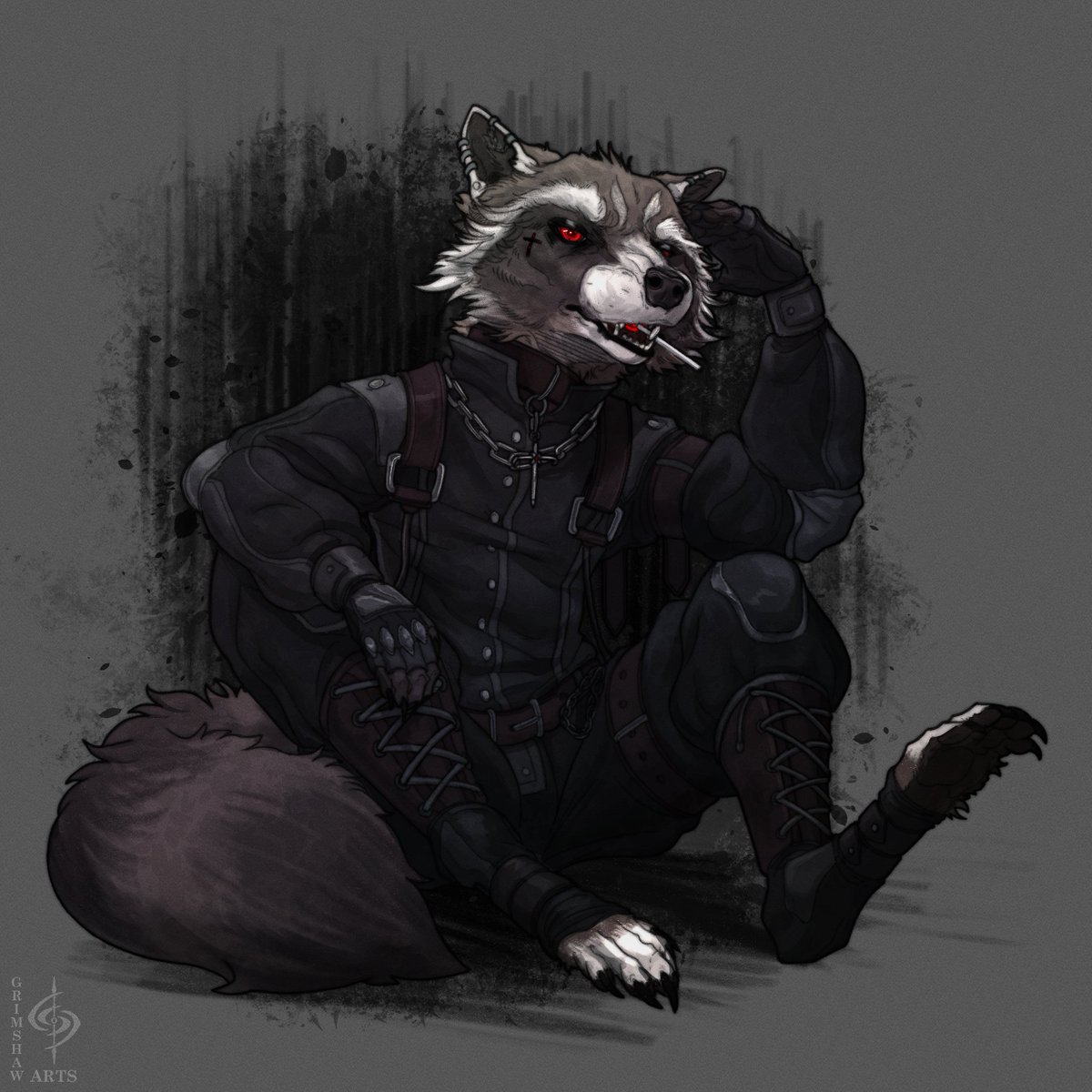 GrimshawArts's tweet photo. Rocket twitter has found me again hi I haven't drawn Rocket in a while but I do plan to https://t.co/ABf2OaEdlX