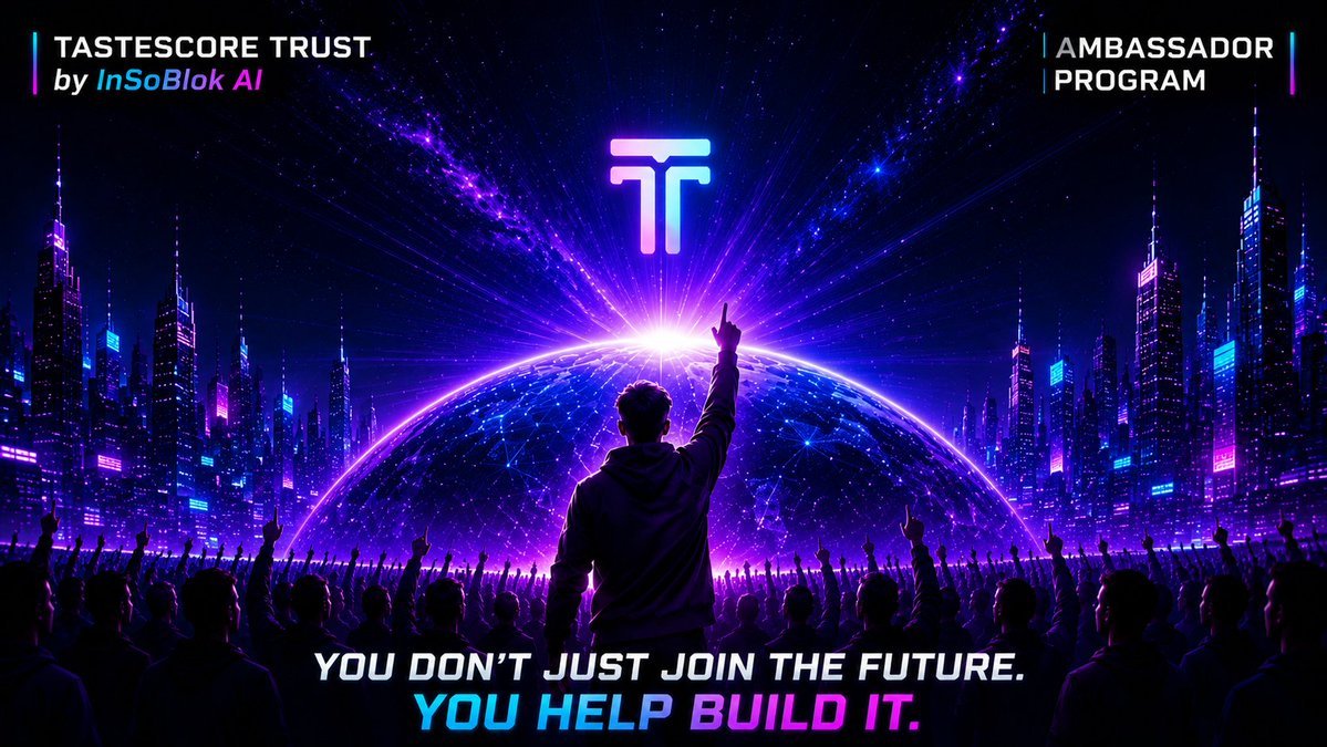 insoblokai's tweet photo. InSoBlokAI Ambassador Program Is Now Open

Help shape the trust infrastructure that AI agents and crypto wallets will rely on.

We're assembling a small group of high-conviction creators, traders, researchers and ecosystem builders to help accelerate the adoption of TasteScore - the intelligence layer for trusted autonomous finance.

Why Join?
As an InSoBlokAI Ambassador, you'll gain more than rewards - you'll become an early contributor to one of Web3's emerging trust infrastructure projects.

Your Mission
» Create high-impact content around TasteScore, Trust HeatMap and AI-powered wallet intelligence.
» Grow and engage the InSoBlokAI community across X, Telegram, Discord and beyond.
» Host Spaces, AMAs, educational sessions and community events.
» Help onboard the next wave of users, builders and partners into the ecosystem.

Ambassador Benefits
➜ Performance-based monthly rewards
➜ Exclusive $INSO ecosystem incentives
➜ Early access to new products, features and beta releases
➜ Direct collaboration with the core team
➜ Official Ambassador status with featured recognition across our ecosystem
➜ Priority access to future campaigns, launches and ecosystem opportunities

We're Looking For
» Web3 creators and influencers
»  Active traders and crypto communities
» Researchers and educators
» AI, blockchain, and infrastructure builders
» People who don't just follow the future - they help build it.

Limited Spots Available.
If you believe trust will become the foundation of autonomous finance, this is your opportunity to help build it from day one.

Apply here https://t.co/mU3gYl0Mft and become an InSoBlokAI Ambassador.