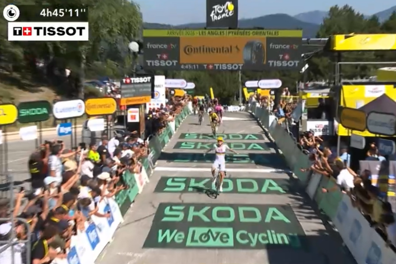 JPHHenneton's tweet photo. #cyclisme 🚴‍♂️  Tour de France 🇫🇷   Étape 3⃣

Victoire de Tadej Pogacar

#TDF #TDF2026 https://t.co/z9UXnyLgE6