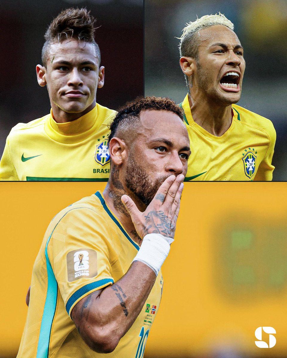 Squawka's tweet photo. Neymar announces his retirement from the Brazil national team. 🇧🇷

He capped off his final game with an 80th goal for his country, more than any player in the nation's history:

◉ 80 - Neymar
◎ 77 - Pelé
◎ 62 - Ronaldo

His Brazil career by numbers:

◉ 130 games
◉ 80 goals
◉ 59 assists
◉ 4 hat-tricks

He will be missed.