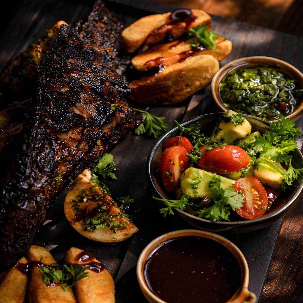 flameandbarrel's tweet photo. Mondays are made for smoke and flavor. 🔥
Start your week with our signature smoked meals, freshly prepared and served only at Flame &amp; Barrel.

Come taste the difference.

#FlameAndBarrel #SmokedMeals #fyp https://t.co/t8AIekkHYS