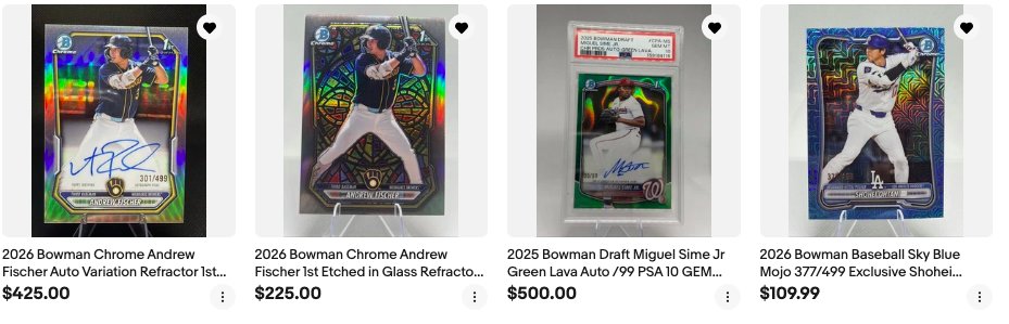 BigSkyCardsMT's tweet photo. @ILOVECOLLECTING Good Morning! I hope everyone had a great holiday weekend! Check out some great cards...
https://t.co/RxsYRipTsm
#THFpro #TheHobbyfamily #Baseballcards #Sportscards
#Nationals #CardPurchaser #Brewcrew https://t.co/xYfe2U8E2c