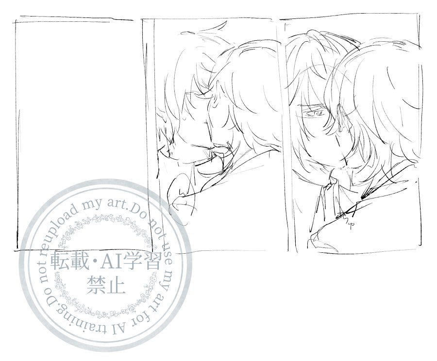 _kyutou's tweet photo. お誕生日なのに何もないから何描くつもりだったか忘れてしまった描きかけの见葬を放流するわよ。 https://t.co/A2vJj7rQlz
