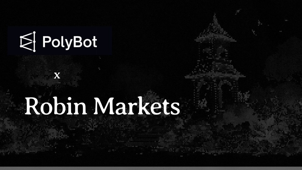 robinmarketsxyz's tweet photo. Thrilled to announce our first integration partnership with @TradePolyBot

PolyBot traders can now earn yield on Robin Markets directly in the PolyBot app!

We're currently offering a minimum guaranteed APY of 6% to all stakers coming through PolyBot! https://t.co/axIZPPH1wL