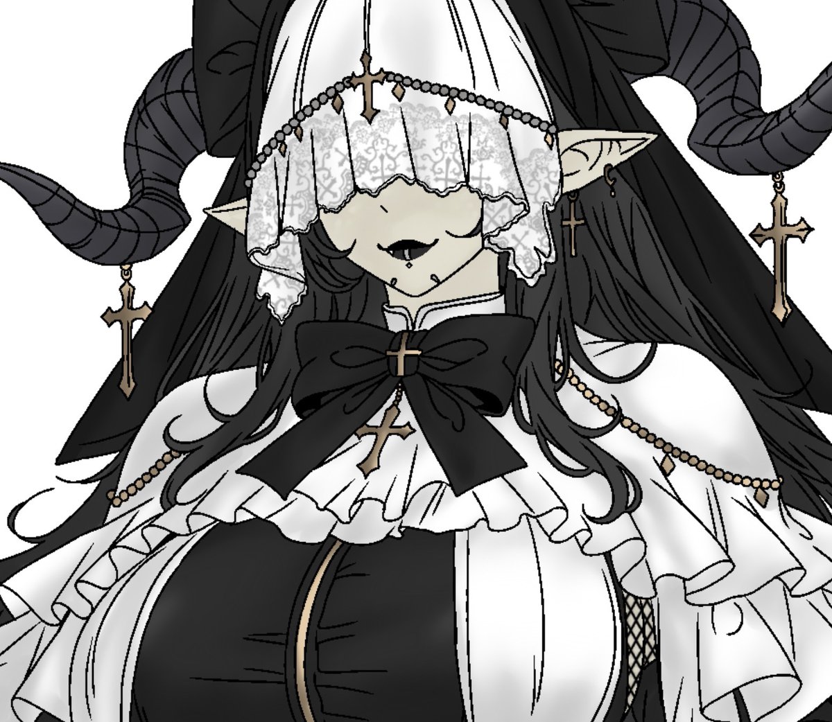 St3rgazer's tweet photo. [OC] Gravedigger related but, Nun Geist! https://t.co/R8YDVxgxMv