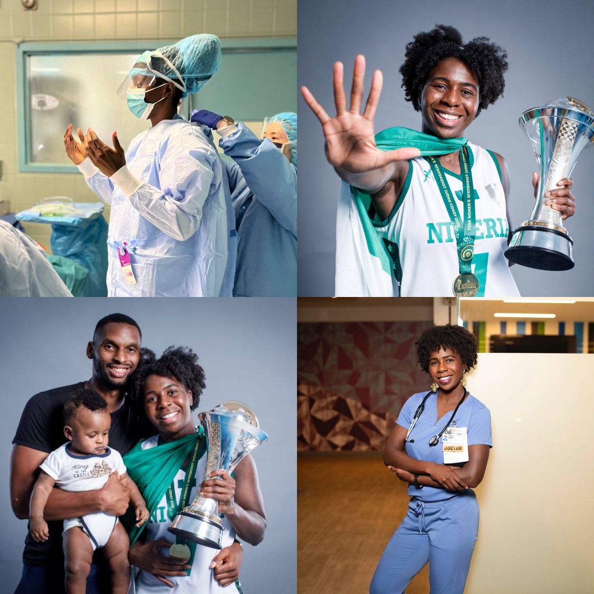 herlosport's tweet photo. The World Cup captivates everyone for several reasons: Icons defy age with Messi scoring hat-tricks at 39, Ronaldo shining at 41, and Vozinha making great saves at 40.

It's a reminder that Asisat Oshoala remains clinical, shining in Saudi Arabia; Faith Kipyegon broke and is breaking several World records after childbirth; Sarah Ogoke (@Proliife7) balanced medicine, motherhood, and top basketball.

African women excel on every stage, despite challenges.👑

#FIFAWorldCup #AfricanWomenInSport