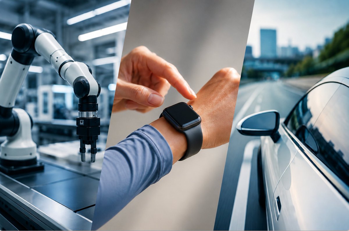 Syntiantcorp's tweet photo. AI belongs where data is created.

This morning we announced our collaboration with Partron to develop next-generation on-sensor AI solutions for healthcare, robotics and automotive applications.

By combining Partron's advanced sensor technology with our full-stack Physical AI platform, we're enabling real-time intelligence at the sensor with lower power, lower latency and enhanced privacy.

Learn more: https://t.co/8sNBKxZhhy

#PhysicalAI #EdgeAI #OnSensorAI
