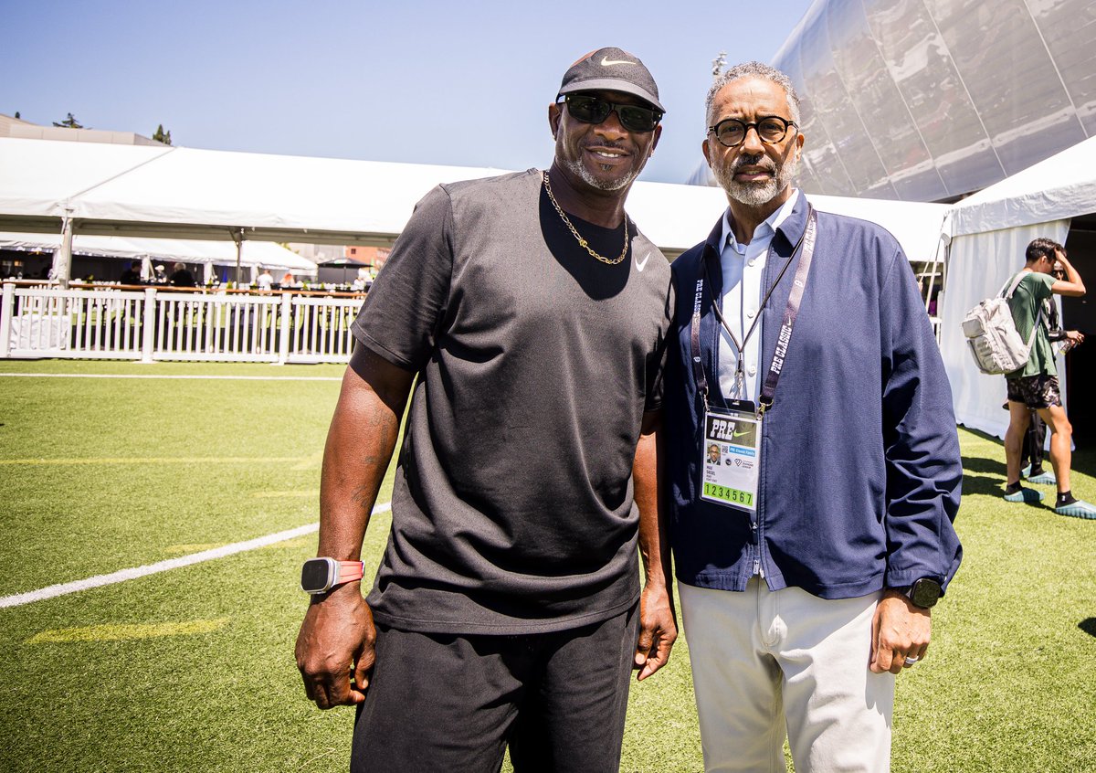 Max_Siegel's tweet photo. One of the best parts of serving as CEO of @usatf is spending time with extraordinary athletes who inspire the world through excellence, resilience, and leadership. Great seeing so many champions at the #PrefontaineClassic. Thank you @TrackTownUSA for another world-class event. #DiamondLeague