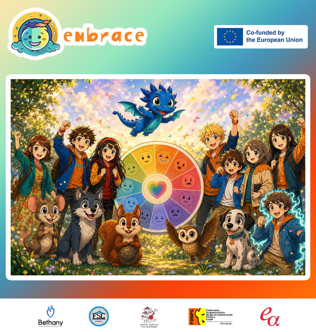 embrace_cerv's tweet photo. We’ve officially finalised @embrace_cerv! We reached 528 children & trained 140 pros across 5 core modules: physical, cognitive, emotional regulation, values & social integration.
#EMBRACEProject #EACEA #CERV #EUCofunded #SDG3 #Innovation #ChildMentalHealth #MentalHealth https://t.co/8iqaFVl5U4