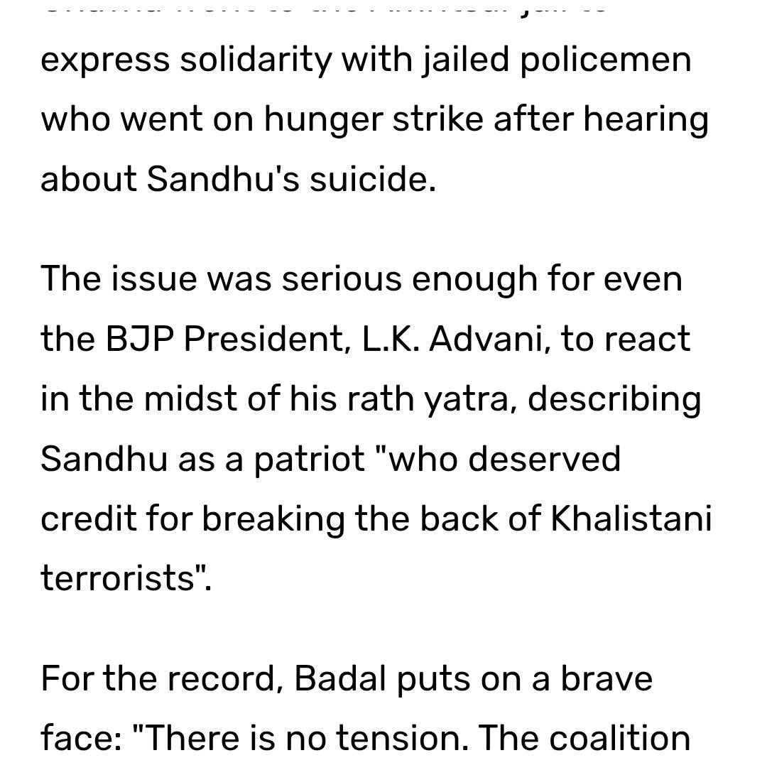 PeniParkerzp's tweet photo. Lal Krishan Advani paying condolences on Ajit Singh Sandhu’s suicide (Sugga of Satluj) was certainly not on my list 

Now its all coming together 

https://t.co/QDpVzfHS6m https://t.co/pAajln6KpD