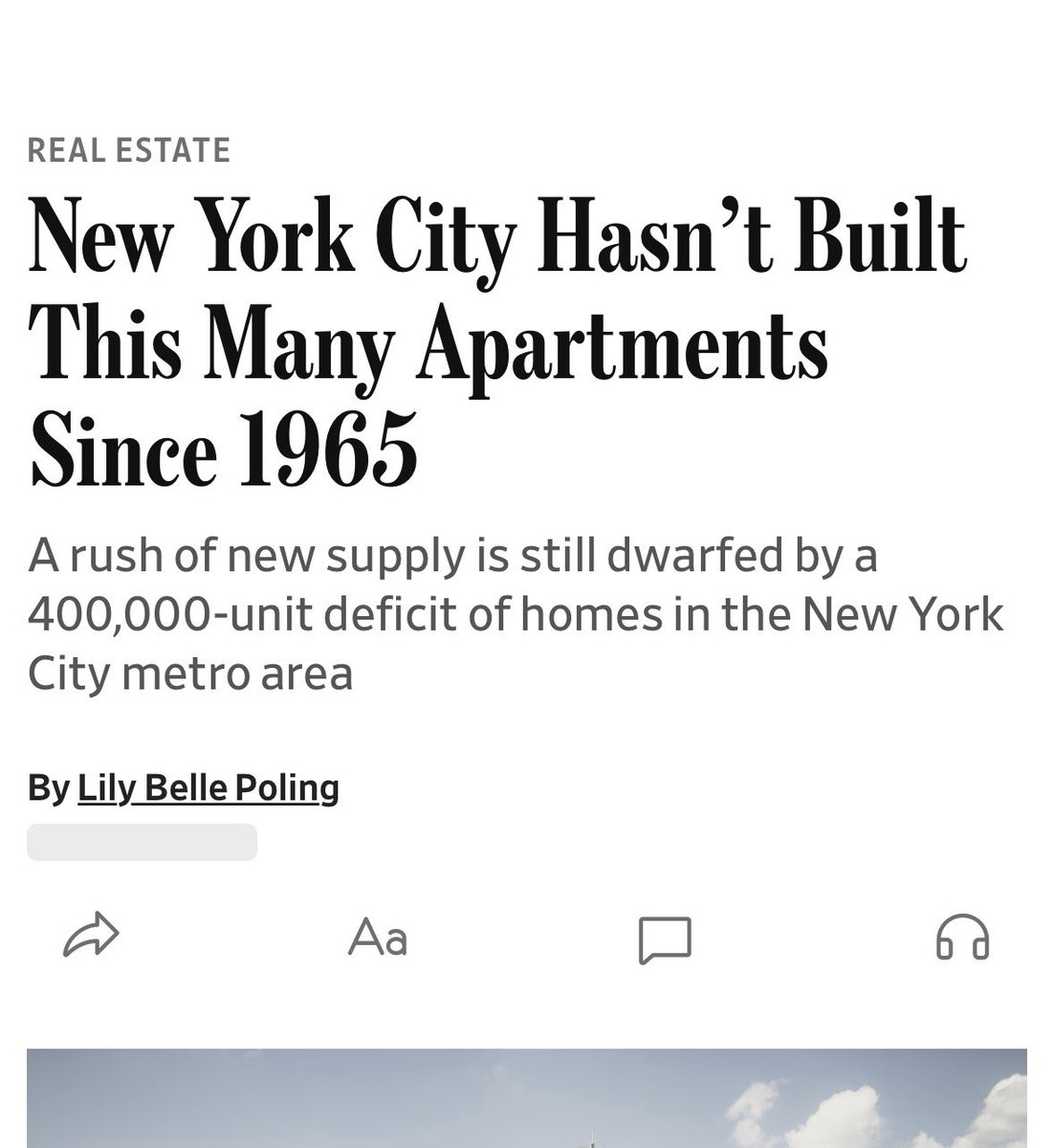 LinkofSunshine's tweet photo. It will be a very slow process hitting what we need, but NYC is building 39k apartment units this year 

From 1970-2020, we averaged around 12k apartment units https://t.co/2qBjCYWByo