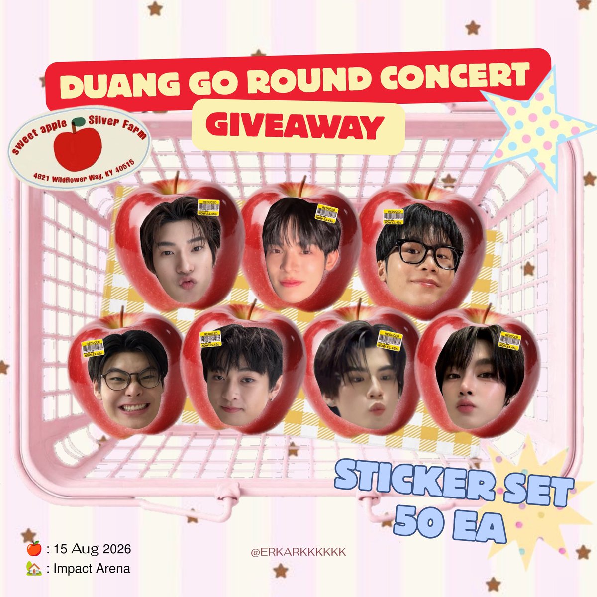 erkarkkkkkk's tweet photo. ✉️ ⊹ ˖ ꒰১ 𝙜𝙞𝙫𝙚𝙖𝙬𝙖𝙮  ♡♡ ིྀ 

꒷꒦ pls kindly rt &amp; show tw ❤︎ ᱸ  ₊

🗓️ : 𝟣𝟧 Aug 𝟤𝟢𝟤𝟨
📍 : 𝖨𝗆𝗉𝖺𝖼𝗍 𝖠𝗋𝖾𝗇𝖺
⏱️ : 𝗍𝖻𝖺

จะมีคนชอบมั้ยงะ กัวว พึ่งทำครั้งแรกเยย ૮₍ ˃ ⤙ ˂ ₎ა

DUANG CONCERT AT IMPACT 

#DuangGoRoundConcert 
#เจอด้วงที่อิมแพคนะเธอ https://t.co/11whvs6ny5