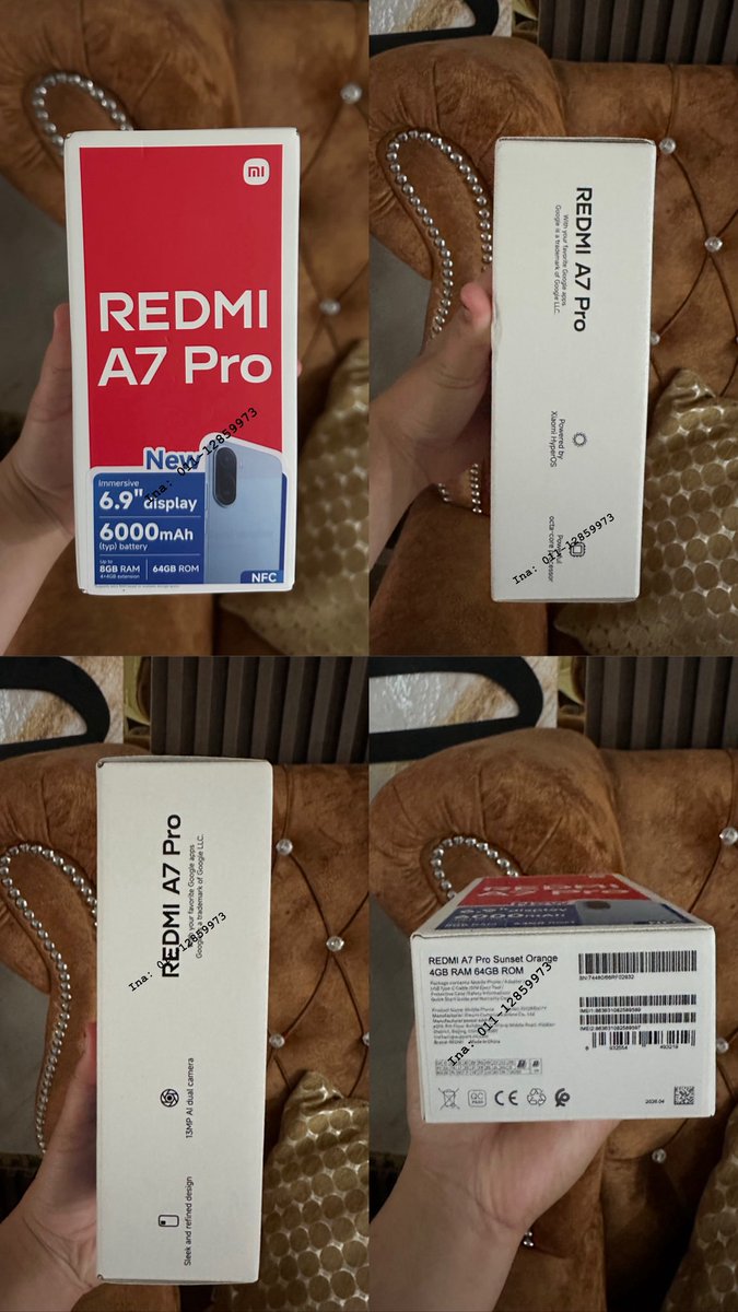 _pajulina's tweet photo. Assalamualaikum, telephone untuk dijual📌 

REDMI A7 Pro (6000mAh) 
Harga beli: RM399 + Screen Protector RM18
Harga jual: RM400 👈🏻
Condition: 100% tip top
Area: Melaka📍

Boleh Contact: 011-12859973 (Ina)
Ada receipt bukti ✅
Ada warranty✅ 

Nak beli roger thank you👍🏻 https://t.co/KS0v1E4kch