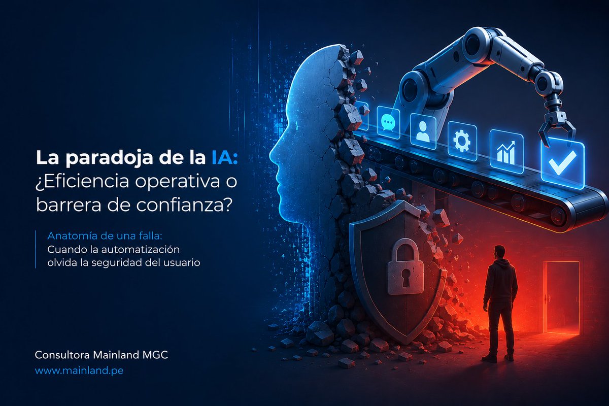 mainlandperu's tweet photo. ¿Tu IA está resolviendo problemas o creándolos? 

Lee el análisis completo y descubre cómo rediseñar la experiencia de tu cliente: https://t.co/GMqCvmZFSU

#mainlandmgc #mainland #inteligenciaartificial #customerexperience #BusinessIntelligence https://t.co/zL06rjIllC